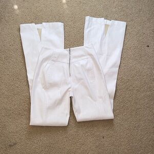 Free People Faux Leather Flare Pants